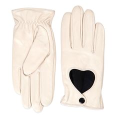 'Heartbreaker' Cream Leather Gloves, Small, Cream Gloves, Gloves Vintage, Lindy Bop, Vintage Closet, Vintage Inspired Dresses, Style Accessories, Retro Outfits, Leather Gloves, Leather Glove