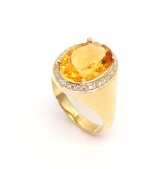 Modern Diamond & gem stone ring, Citrine oval, gold ring 14k Yellow Gold , classic design made of Yellow Gold and Citrine set with diamonds. Gemstone: Small Diamonds - 0.31 carats Available gemstones: Diamond, Citrine Metal: Yellow Gold 14k Available metals: White Gold 14k, Yellow Gold 18k Weight: 6.60 gram 14k Catalog code: RH-5415 Condition: New Designer: Cohen Jewellers Free shipping 1-3 business days shipping Oval Citrine Rings Fine Jewelry, Luxury Oval Citrine Rings, Oval Citrine Fine Jewelry, Oval Cabochon Citrine Rings, Luxury Citrine Multi-stone Rings, Art Jewelry Design, Sparkle Jewelry, Color Ring, Multi Stone Ring