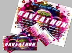 an event ticket for raveathhon