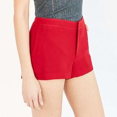 Brand New Alice & Uo Eilis Shorts From Urban Outfitters Multiple Sizes Available!!! Red Pants With Built-in Shorts For Summer, Urban Outfitters Shorts With Built-in Shorts, Stretch Red Bottoms For Day Out, Urban Outfitters High-waisted Fitted Shorts, Urban Outfitters High Waist Fitted Shorts, Urban Outfitters High Waist Shorts, Fitted Red Bottoms For Day Out, Urban Outfitters Bottoms With Built-in Shorts For Summer, Trendy High-waisted Shorts By Urban Outfitters