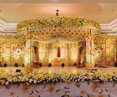 South Indian Mandapam Decoration, South Indian Stage Decoration, Wedding Traditional Decoration, Wedding Decorations South Indian Stage, Marriage Hall Decoration South Indian, South Indian Stage Decoration Weddings, Mantap Decoration South Indian