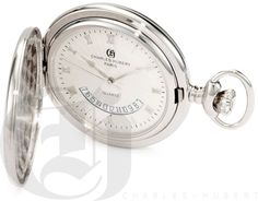 Elegant Pocket Watch Perfect For Father's Day Now On Sale - Charles-Hubert Paris Polished Finish Hunter Case Quartz Pocket Watch - http://www.forevergifts.com/charles-hubert-paris-polished-finish-hunter-case-quartz-pocket-watch/ Pendant Watch, Mechanical Pocket Watch, Vintage Pocket Watch, Amazing Watches, White Bunny, Pocket Watch Chain, Pendant Watches, Buy Watches, Pocket Watches