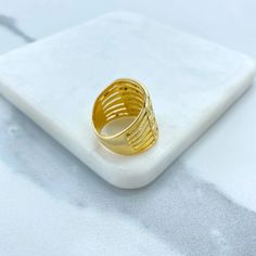 18k Gold Filled Micro Cubic Zirconia Weekly Ring, Anillo Semanario Wholesale Jewelry Making Supplies. Rind Sizes: From 7 to 10. Jewelry Making Supplies, Wholesale Jewelry, Gold Filled, Cubic Zirconia, Gold Rings, 18k Gold, Jewelry Making, How To Apply, Ring