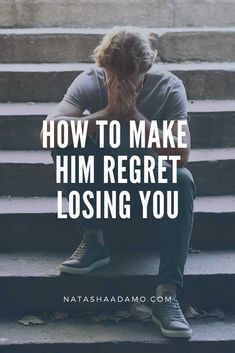 The first thing you want to know right after a breakup is how to make him regret losing you. Maybe if you cut him off, he will miss you or if you leave him alone, he'll come back but you don't know. What you want more than anything is for him, just for one moment, to feel the pain and anxiety that you've been feeling nonstop. via @natasha_adamo How To Make Someone Regret Losing You, He Will Regret Letting You Go, Make Him Regret Losing You Quotes, Let Him Miss You Quotes, How To Make Him Regret Leaving You, Men After A Breakup, Get Him Back After Break Up