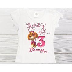 Paw patrol birthday shirt Paw Patrol Birthday Shirt, Girls Birthday Shirt, Skye Paw, Doll Beds, Paw Patrol Birthday, Kids Boutique Clothing, Birthday Girl Shirt, Faith Shirt, Kids Boutique