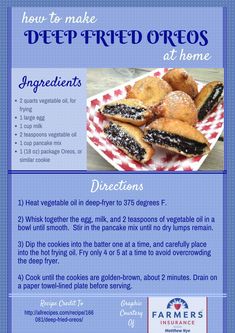 how to make deep fried tortillas at home info sheet with instructions on the side