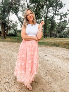 Pink Floral Lace Midi Skirt – Allure Boutique WY Children Bottoms, Authentic Turquoise Jewelry, Skirt Tulle, Lace Midi Skirt, Tulle Flowers, Resort Collection, Lace Midi, Floral Lace, Pink Floral