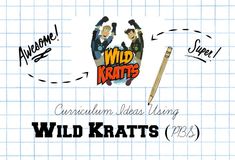 an image of wild krats with the words on it and two cartoon characters