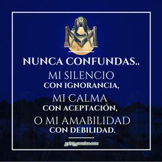 the words are written in spanish on a blue background with an image of a crown