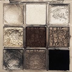 Cold Colors Aesthetic, Luxury Beauty Products Aesthetic, Silver And Brown Aesthetic, Makeup Product Aesthetic, Brown And Black Aesthetic, Brown Color Aesthetic, Brown Mood Board, Aesthetic Eye Shadow Pallete, Eyeshadow Palette Aesthetic