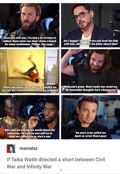 the avengers movie meme is shown in several different languages