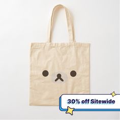 100% cotton reusable shopping carry bag with digital print on one side. Simple and cute :) Kawaii Cotton Canvas Bag For Daily Use, Cute Cotton Canvas Bag For Daily Use, Kawaii Cotton School Bags, Cute Canvas Shopping Bag, Kawaii Cotton Canvas Bag Rectangular, Kawaii Cotton Canvas Rectangular Bag, Kawaii Rectangular Cotton Canvas Bag, Kawaii Cotton Tote Bag, Cute Cotton Bag For Daily Use