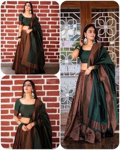 Dress Designs For Wedding Party, Kanjivaram Skirt And Blouse, Saree Stitched Lehenga, South Indian Silk Lehenga, Kanjivaram Lehenga Choli, Kanjivaram Half Sarees, South Indian Dress Outfits, Silk Saree Lehenga Designs, South Indian Bridesmaids Saree