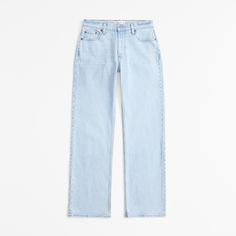 Our classic low rise baggy jeans in a light wash with a clean hem. This fit features a 8.5” low rise, is slightly relaxed at waist and hips, and eases at the thigh into a baggy, full-length leg shape. We recommend buying your true size for a baggier fit. Size down for a closer fit. This jean is made from our vintage stretch fabric which features both an authentic vintage look and contains slight built-in stretch for additional comfort. Classic Light Wash Bottoms For Everyday, Classic Light Wash Pants For Spring, Classic Light Wash Bottoms With Standard Cut Leg, Classic Light Wash Relaxed Fit Bottoms, Classic Light Wash Relaxed Fit Flare Jeans, Everyday Light Wash Straight Pants, Straight Light Wash Pants For Everyday, Light Wash Straight Fit Flare Jeans, Classic Light Wash Flare Jeans For Summer