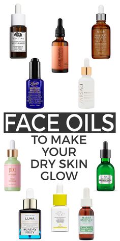 10 Oils to Make Your Dry Skin Glow Occasion Makeup, Serum For Dry Skin, Foundation For Dry Skin, Dry Skin Care Routine, Skin Care Routine For 20s, Face Oils, Oil For Dry Skin, Types Of Skin, Skin Shine