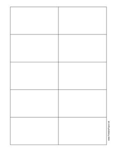 a blank sheet with four squares in the middle and one line on each side, which is