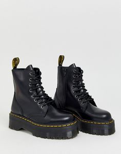 Mr Martens Boots, Doc Martens Png, Boots Png, Biker Look, Dr Martens Jadon, Leather Platform Boots, Sneaker Trend, Anti Fashion