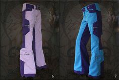 Enigma Pants  ultimate supreme  comfort by CyberGypsyFashion Urban Fitted Parachute Pants With Belt Loops, Fitted Urban Parachute Pants With Belt Loops, Fitted Parachute Pants With Hip Pockets For Streetwear, Purple Cargo Pants For Streetwear, Purple Streetwear Cargo Pants, Purple Streetwear Cargo Pants With Side Pockets, Fitted Cyberpunk Bottoms With Pockets, Fitted Cosplay Pants With Pockets, Fitted Cargo Pants With Zip Fly For Streetwear