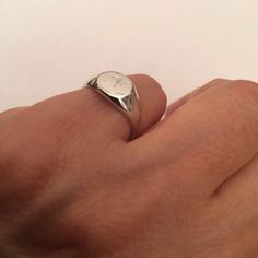 "Silver Pinky ring, Engraved ring, Initial Ring, Personalized Ring, silver letter ring, sterling silver - also suitable for men and women, Diameter: aprox' 0.7 mm = 0.27\" Please note in the \"notes to seller\" at checkout. : * state your ring size * letter you want to apper or to leave it blank The product will arrive to you packed in gift box and padded envelope to maintain the product For more rings from us: https://www.etsy.com/il-en/shop/Limajewelry?section_id=16284797&ref=shopsection_l Silver Minimalist Initial Ring For Promise, Silver Open Signet Ring As A Gift, Classic Silver Initial Open Ring, Silver Initial Promise Ring, Silver Initials Promise Ring, Silver Oval Initial Ring For Promise, Classic Silver Open Initial Ring, Oval Silver Signet Ring For Promise, Silver Symbolic Signet Ring For Promise