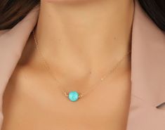 Turquoise necklace gold necklace turquoise and by OlizzJewelry Turquoise Necklace Simple, Turquoise Wedding Jewelry, Bridesmaids Outfits, Long Turquoise Necklace, Turquoise Jewelry Necklace, Gold Bridesmaid Jewelry, Turquoise Bridesmaid, Dream Necklace, Bridal Pendant