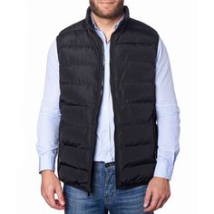 Asher Down Alternative Vest By Alpine Swiss Product Features: Shell, Fill, Lining: 100% Polyester STYLISH – The Asher puffer vest is stylish and versatile for casual or outdoor activewear. Wear it over T-shirts, long sleeve shirts, button downs, or sweaters for endless combinations of fashionable and functional outfits. WARM – A cruelty free down alternative polyester fill makes this vest lightweight and comfortably warm. The wide panel quilted design prevents leakage of filling and maintains it Sporty Spring Vest For Outdoor Activities, Casual Puffer Jacket For Outdoor Activities, Fitted Casual Puffer Jacket For Outdoor Activities, Casual Spring Puffer Jacket For Outdoor Activities, Casual Solid Cotton Puffer Jacket, Casual Nylon Vest For Fall, Casual Cotton Puffer Jacket, Casual Nylon Vest Top, Winter Nylon Top For Outdoor