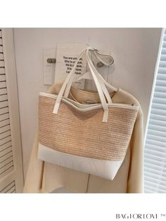 BagForLove - Stylish Womens Straw Beach Tote Bag with Versatile Shoulder and Hand-Held Straps Product Description Color White Pattern Type Plain Type Top Handle Bag Material Straw Details Pictures Similar Products h2 { text-align: center; } /* æ¢è¡ */ li{ white-space: normal; word-break: break-all; word-wrap: break-word; } .red-box { width: 100%; display: flex; flex-direction: row; flex-wrap: wrap; justify-content: center; } .red-box > div { width: 190px; height: 250px; margin: 10px; } .red-box > div > a > img { width: 190px; height: 250px; } .size-box { width: 100%; margin: auto; white-space: nowrap; } .table { border-collapse: collapse; border-spacing: 0; width: 100%; table-layout: fixed; } tr, td, th { border: 1px solid rgb(175, 173, 173); padding: 10px 0px; text-align: center; font-s Straw Beach Tote, Leather Weave, Straw Weaving, Summer Tote Bags, Summer Tote, Travel Beach, Leather Weaving, Women Handbag, Summer Style Casual