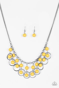 Personal Inventory, Yellow Necklace, Exclusive Jewelry, Silver Hoops, Rococo, Jewelry Lover