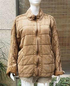 Comfy Lightweight Diamon Quilted Knit Cotton Padded Aviator Jacket Beige Stretch Winter Outerwear, Winter Beige Stretch Outerwear, Cozy Stretch Outerwear For Winter, Fall Stretch Cozy Outerwear, Cozy Stretch Outerwear For Fall, Fall Stretch Outerwear For Outdoor, Stretch Outerwear For Outdoor Fall Activities, Cozy Beige Stretch Outerwear, Cozy Stretch Beige Outerwear