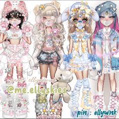 Adopt Clothes, Omg Dolls, Harajuku Decora, Royale High Journal Ideas, Create Your Avatar, Creating Outfits, Everskies Fits, Outfit Roblox, Bratz Inspired Outfits