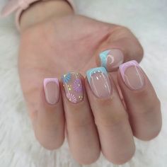 48 Hot and Trendy Summer Nail Designs to Upgrade your Nails Art For 2023 | Summer Nails 2023 Nails Pies, Summer Nails Ideas, Summer Nails 2023, Nails Art Designs, Summer Nail Designs, Magic Nails, Subtle Nails