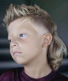 Modern Mullet Haircuts for Boys: Trendy Styles for Young Trendsetters Lightning Bolt Hair Design For Boys, Toddler Boy Mullet Haircut, Mullet For Kids, Boys Mullet Haircut Kids, Kids Mullet, Modern Boy Haircuts, Baby Mullet, Haircut For Boys