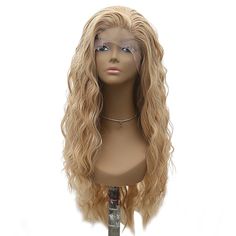 Item Function: 1. Good Quality: Blonde Long Body Wave wigs for women with stylish design and outstanding looking. Made of heat resistant synthetic fiber, soft touch and natural looking, just like your own real hair. Wigs for women with very stylish designs and pretty looking, make you more beautiful and confident, you will get tons of compliments with this cute wig. The comfortable wig cap with 2 adjustable straps and 2-3 combs to fix, you can adjust its size to fit your head. Perfect size for m Cute Wig, Body Wave Lace Front Wigs, Body Wave Wig, Theme Parties, Fashion Styling, Blonde Wig, Bachelorette Parties, Platinum Blonde, Lace Wig