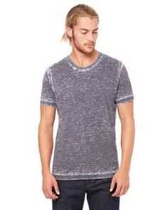 Unisex Poly-Cotton Short-Sleeve T-Shirt - GREY ACID WASH - M | Bella + Canvas Poly-Cotton Short-Sleeve T-Shirt in Grey Acid Wash Size Medium | Cotton Polyester Shirt Wrinkles, Youth Clothing, Made Clothing, Knit Shirt, Acid Wash, Sports Shirts, Fashion Tees, Cotton Shorts, Cotton Tee