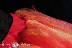 "Phoenix Flame inspired streamer tulle tutus are perfect for costumes, wedding petticoats, bridal skirts, bachelorette parties, birthday parties, bridal showers, night out on the town or even use the tutu as a petticoat under your favorite dress. Our Adult Tutus can be made from extra small to Plus size and at any length! This beautiful floor length adult tulle tutu skirt is handmade from 6\" strips of 150yards, Red and copper glimmer bridal tulle over another 150yards+ 6\" strips in red, orange Fairy Tulle Tutu Dress For Wedding, Fairy Style Tulle Tutu Dress For Wedding, Fitted Tulle Tutu Dress In Fairytale Style, Fairy Style Tulle Tutu Dress For Costume Party, Fairy Style Tutu Dress With Tulle Skirt, Costume Wedding, Bridal Skirts, Tulle Tutu Skirt, Tulle Tutu