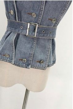 Back Model, Jean Top, Light Blue Denim, Top Sales, Height And Weight, Denim Top, On Back, Stretchy Material, Off Shoulder