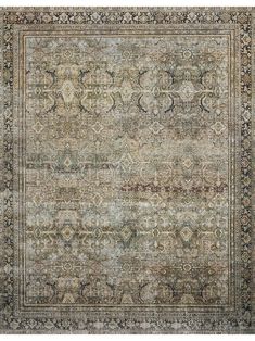 Layla LAY03 Collection by Loloi II | Mathis Home Layla Olive Charcoal Rug, Charcoal Rug, Lulu And Georgia, Artisan Rugs, Loloi Rugs, Rug Direct, Area Rug Sizes, Cute Kitchen, Burke Decor