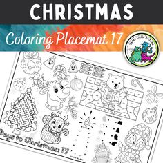 a christmas coloring page with the words merry christmas and an image of teddy bears on it