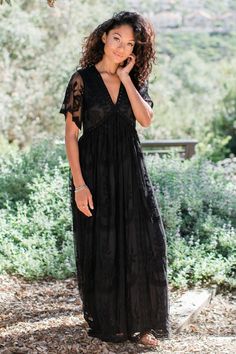 PinkBlush Black Lace Mesh Overlay Maxi Dress Black Lace Maternity Dress, Short Bell Sleeves, Lace Maternity Dress, Maternity Black Dress, Curated Closet, Maternity Maxi Dress, Maternity Dresses For Photoshoot, Maternity Maxi, Fall Weddings