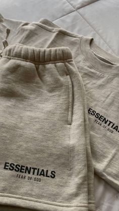 Essentials Fear Of God, Comfy Pjs, Business Baby, Mode Abaya, Fear Of God Essentials, Fear Of God, Sweat Shorts, Cute Simple Outfits, Clothing Essentials