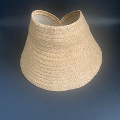 Furtalk Sun Visor Hat Straw Women Packable Ponytail Beach Hats Travel Upf 50+ Casual Visor Hat For Vacation, Casual Vacation Visor Hat, Trendy Straw Visor Hat For Vacation, Casual Visor Straw Hat For Beach, Casual Beach Straw Visor Hat, Casual Beach Visor Straw Hat, Natural Color Sun Hat Visor One Size, Natural Visor Sun Hat For The Beach, Natural Visor Sun Hat For Beach