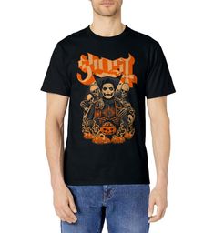 PRICES MAY VARY. Official Ghost Merchandise Ghost T-Shirts for Men, Women, Boys, and Girls; Ghost Apparel; Ghost Hoodies; Ghost Shirts for Adults and Kids Lightweight, Classic fit, Double-needle sleeve and bottom hem Ghost Shirts, Great Pumpkin, Ghost Shirt, Pumpkin Halloween, Halloween T Shirt, Halloween Tshirts, Halloween Pumpkins, Branded T Shirts, Top Styles