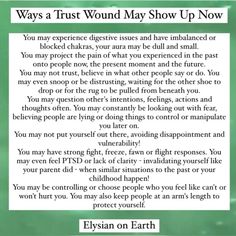 an image of a green background with the words, ways to first wound may show up now