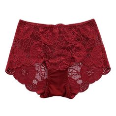 3pcs Women's sexy underwear intimates sheer lace panties Burgundy #605-509 sold by Panties-World on Storenvy Elegant Red Lace Bottoms, Red Lace Stretch Bottoms, Cheap Padded Red Intimates, Cheap Red Cotton Intimates, Sheer Lace Brief Bottoms, Sheer Lace Briefs, Red Lace Brief Bottoms, Red Lace Bra And Under Set, Red Sheer Lace Sleepwear