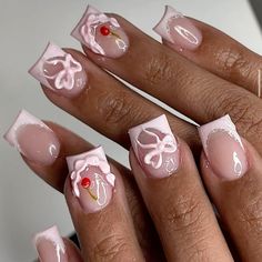 Nails, nails acrylic, nails 2025, nail ideas, nail by skin tone range, nail designs, valentines nails Birthday Cake Nails, Nail Inspo Valentines, Cake Nails, Valentines Nail, Aesthetic Spring, Tea Party Birthday, 17th Birthday