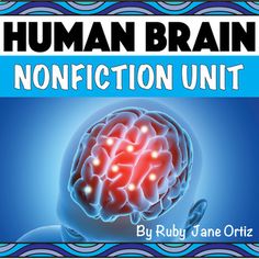 the book cover for human brain nonfiction unit