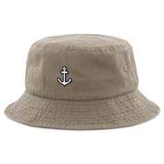 Mini Anchor Bucket Hat Life is bettah on the water. This wicked awesome "Bucket Hat" is perfect for any lake or ocean lovah. Whether you're hanging out on the beach or casting a line off the dock, this hat is a "reel" catch. Anchor down, protect your head and look good too with this classic. Features a custom embroidery patch on the front of a relaxed bio-washed bucket hat that's worn to to fit just about every Chowdahead out there. Grab yours today! Available in Navy & Khaki Casual Adjustable Sun Hat For Fishing, Casual Flat Brim Fishing Hat, Summer Fishing Hat With Curved Brim, Summer Fishing Hat With Adjustable Fit, Casual Summer Fishing Hat, Summer Fishing Bucket Hat, Adjustable Nautical Hats For The Beach, Nautical Hat With Adjustable Curved Brim, Summer Bucket Hat For Fishing