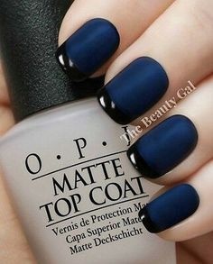 Navy Blue Nails, Nails Pretty, Matte Nails Design, Her Nails, Super Nails, Blue Nail, Ideas Nails, Trendy Nail Art, Trendy Nail Design