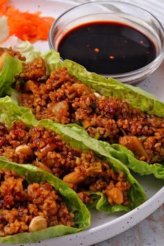 Vegan lettuce wraps. Asian Wraps Lettuce, Water Chestnut Recipes