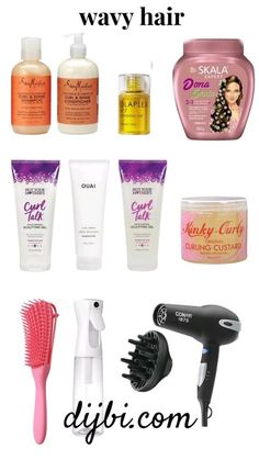 Hair Care Tips For Wavy Hair, Wavy Hair Essentials, Good Products For Wavy Hair, Hair Care Routine For Wavy Hair, Hair Tips For Wavy Hair, Hair Products For Frizzy Wavy Hair, Best Product For Wavy Hair, Wavy Curly Hair Products