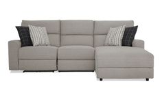 I know what youre thinking. how can a sectional that looks so good be so functional at the same time?! Well make no mistake, Ive combined the perfect amount of modern farmhouse style with all the function your family needs - including power reclining seats and headrests, USB ports, cupholders and hidden storage! And since I never skimp on comfort, theres also a layer of my world famous Bob-O-Pedic Memory Foam for your lounging enjoyment. | Modern Farmhouse Beige 106'' Power Reclining 3 Piece Rig Farmhouse Beige, Bed Protector, Bob's Discount Furniture, 3 Piece Sectional, Farmhouse Furniture, Chaise Sectional, Mattress Store, Living Room Sectional, Modern Farmhouse Style